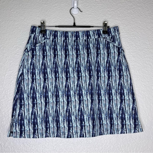 Peter Millar Women's Golf Skort Blue‎ Print Size Medium